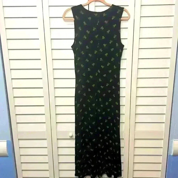Coldwater Creek Sleeveless Pineapple Maxi Dress Size PM - Picture 6 of 6